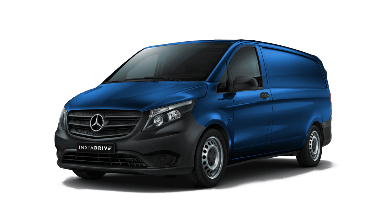 Mercedes-Benz eVito Kasten XL in stahlblau Mercedes-Benz eVito Kasten XL in stahlblau